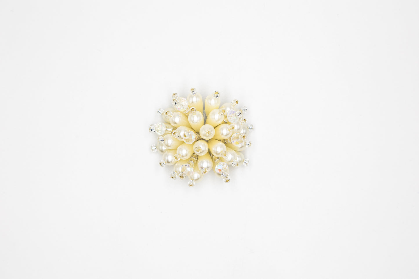 Bold Blossoms: The Pearl Bouquet Shoe Clip