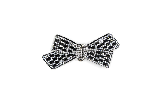 The Black Bow: Simple Bow Jewel Shoe Clip