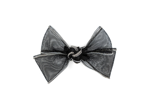 The Black Bow: The Organza Bow Shoe Clip